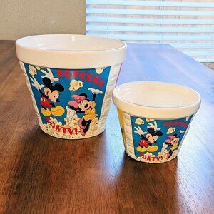 Disney Ceramic Movie Night Popcorn Bowls